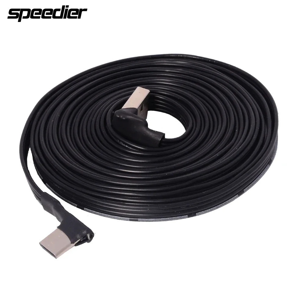 USB Male Down Angle Elbow 90 Degree To Type-C Side Bend Charging Data Flat Cable Version 2.0 Elbow Left and Right Right Angle