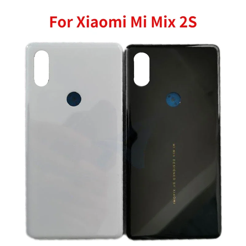 

Back Glass Cover 5.99 inch For Xiaomi Mi Mix 2S Battery Cover Rear Door Housing Case Spare Parts