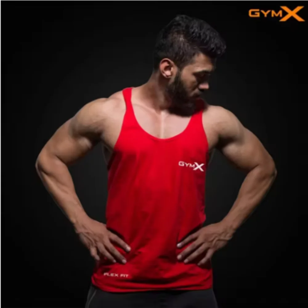 Men Bodybuilding Tight Cotton Tank Tops Summer Jogger Workout Sleeveless Shirt Man Sling Vest Male Gyms Fitness Brand Clothing