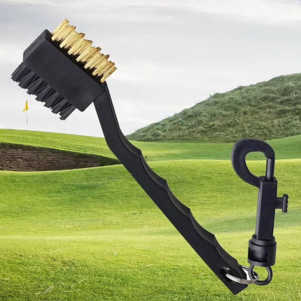 8pcs Durable Keychain Design Golf Club Brush Portable Brush Compact Cleaner Club Cleaner Brush Golf Accessory Cleaner For Golfer