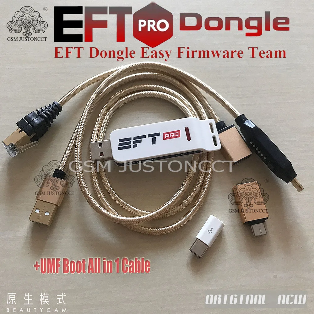 

2024 Newest 100% Original EFT Pro DONGLE EASY FIRMWARE TEMA + UMF All bootCable ( All In One Boot Cable )