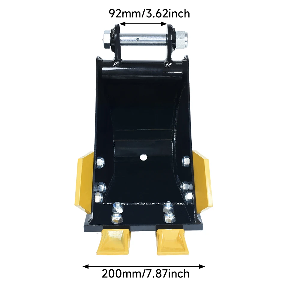 Excavator Accessories, Mini Excavator Attachment 200mm Bucket Small Excavator Attachment 200mm Bucket
