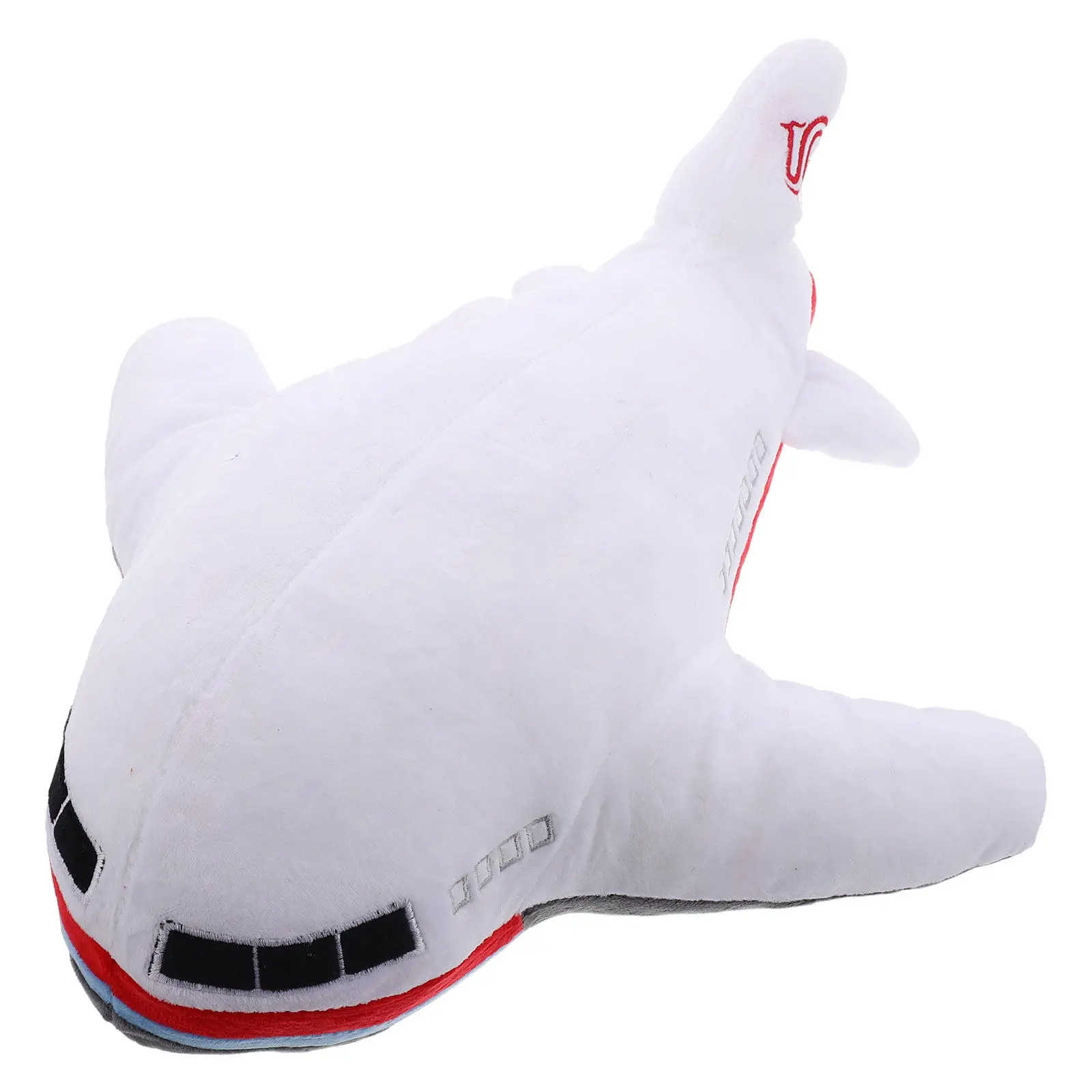 Vibrant Detailed Stuffed Airplane Comfort Pillow for Children Soft Huggable Aircraft Decor Travel Bed Sofa Car Use Birthday