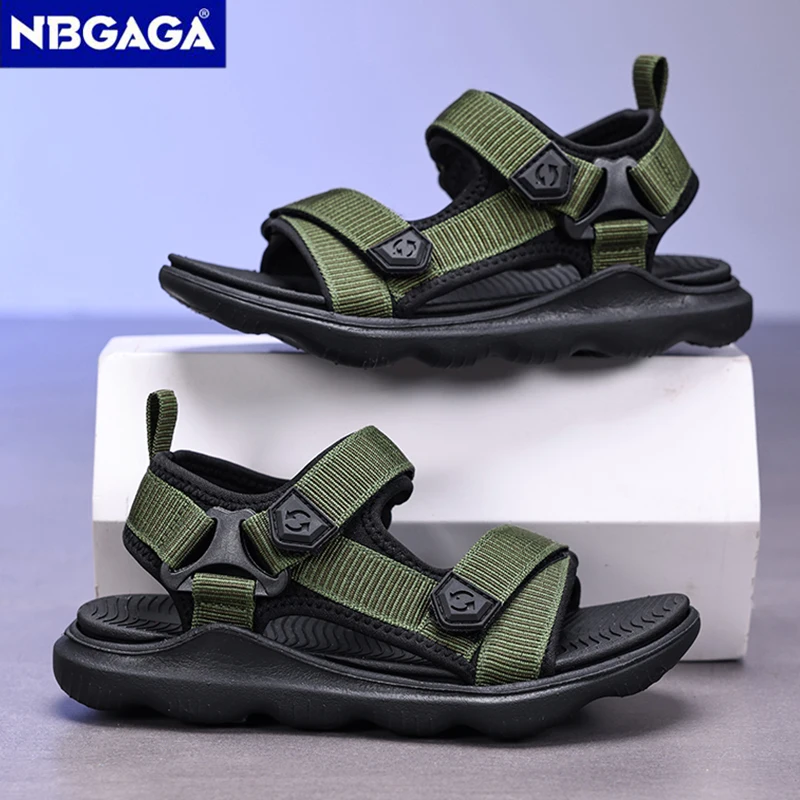 Children's Summer Casual Breathable Sandals Open Toe Non-Slip Beach Shoes for Kids Boys Outdoor Sport Walking Size 30-40