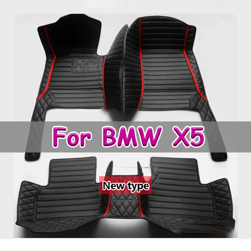 Custom Car Floor Mats For BMW X5 E53 E70 F15 G05 F85 F95 Auto Carpets Foot Coche Accessories