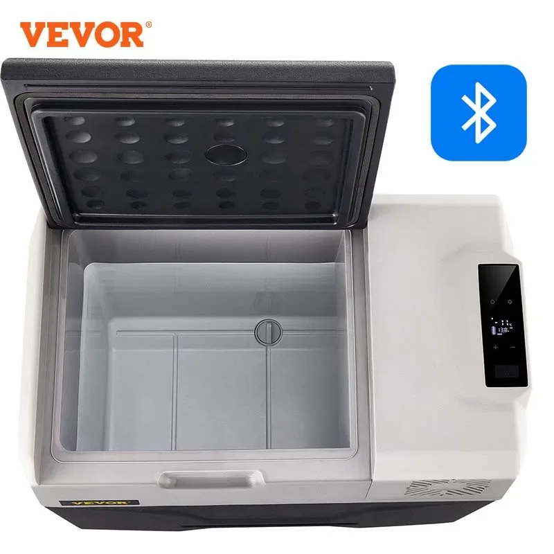 VEVOR Mini-Kühlschrank, Mini-Kühlschrank, Auto-Gefrierschrank, 30 l, tragbarer Kompressorkühler, 12 V/24 V, 220 V, für Fahren, Camping, Picknick