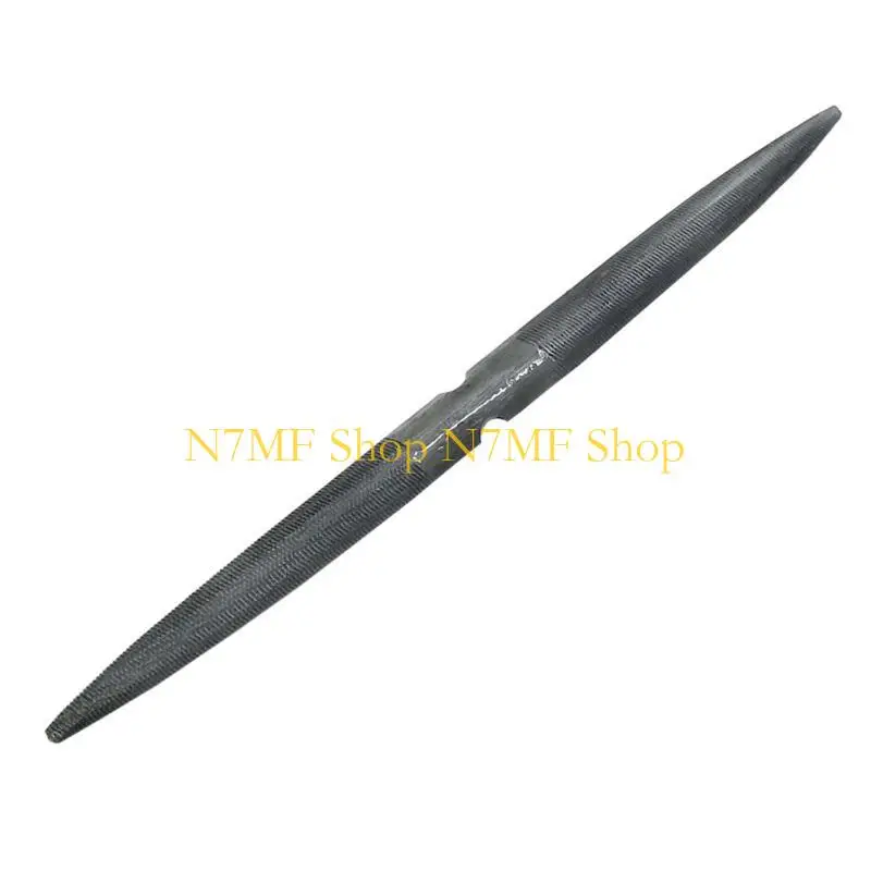 

N7MF 8 Inch Double Ended Half Round Wax File Jewelry Tool for Carving and Filing DIY Craft
