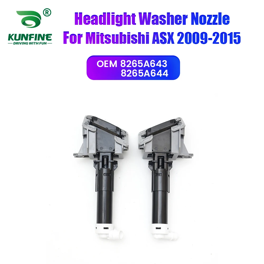 

Car Headlight Front Bumper Washer Spray Nozzle Jet Headlamp Pump Cover For Mitsubishi ASX 2009-2015 8265A643 8265A644