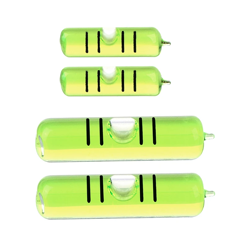 

2PCS High Precision Military Glass Horizontal Bubble Tubular Spirit Level High Borosilicate Level Bubble