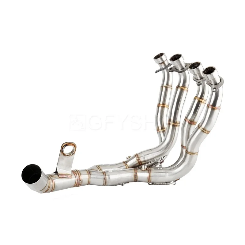 Slip‑on Motorcycle Escape Exhaust Header Link Pipe Fit for Honda CBR1000RR‑R Fireblade /SP 2020 2021 2022‑2023