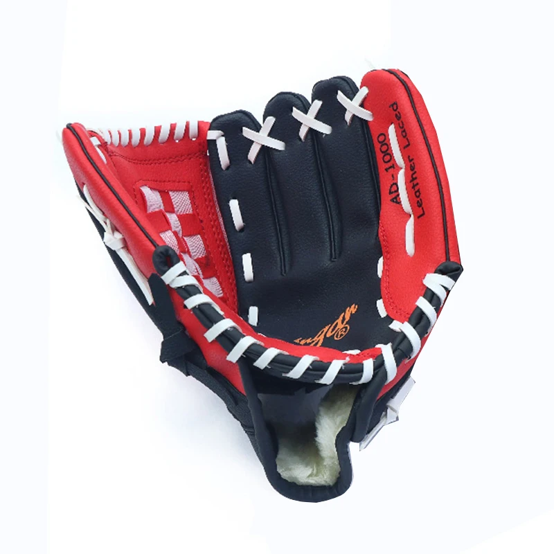 Thickened Baseball Glove For Outdoor Sport PVC Softball Practice Equipment Left Hand Pitcher Catching Training Teenagers Adults