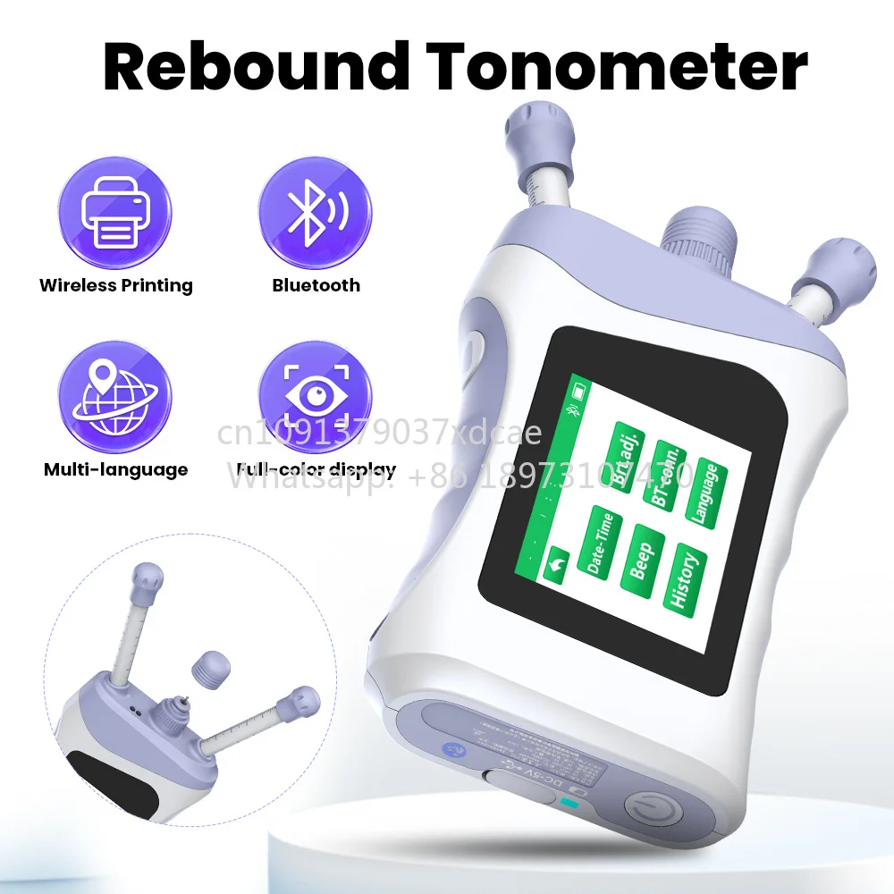 2026 New Handheld Rebound Tonometer . Portable Ophthalmic Measuring Rebound Tonometer Digital Non-contact Tonometer