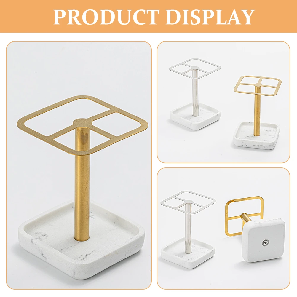 

Stainless Steel Toothbrush Holder Bathroom Countertop ganizer Metal Rack for Home Office Farmhouse Style Reusable Stand
