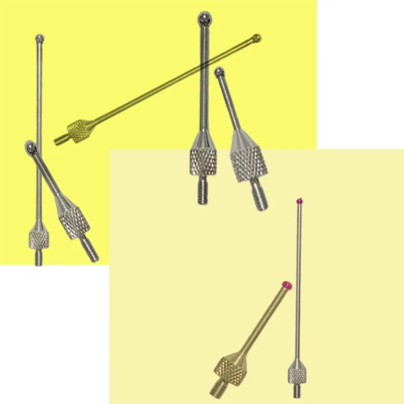 CNC Machine Tool Equipment Processing Accessories, Dial Gauge, Micrometer, Extended Measuring Head, Ruby Measuring Needle