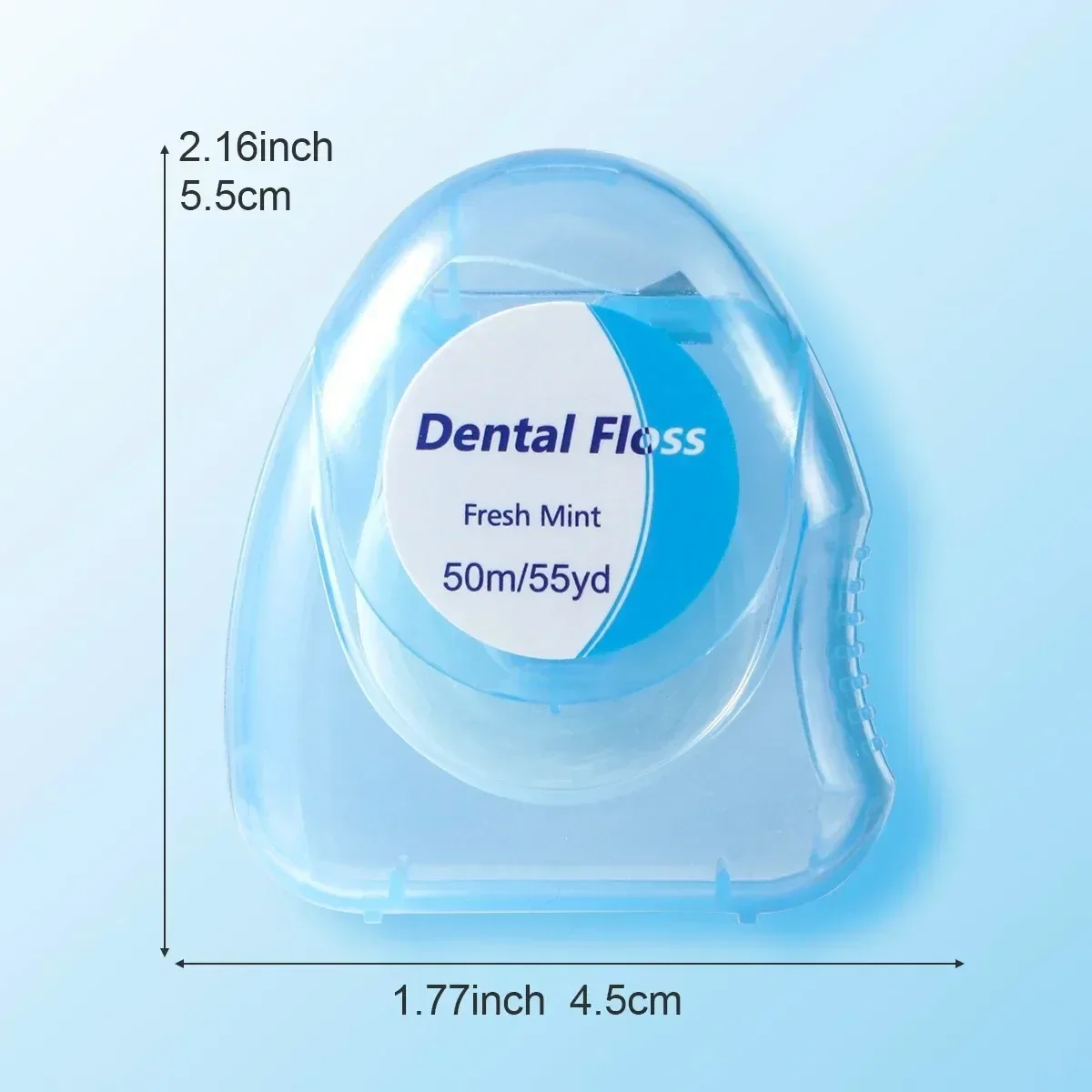 50M/Box Dental Flosser Oral Hygiene Teeth Cleaning Wax Mint Flavored Dental Floss Spool Toothpick Teeth Flosser Clean