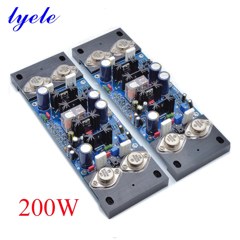 A81 Power Amplifier Board 200w*2 2-channel  HiFi Power Amplifier High Power Adjustable Pure Class A with Protection Circuit