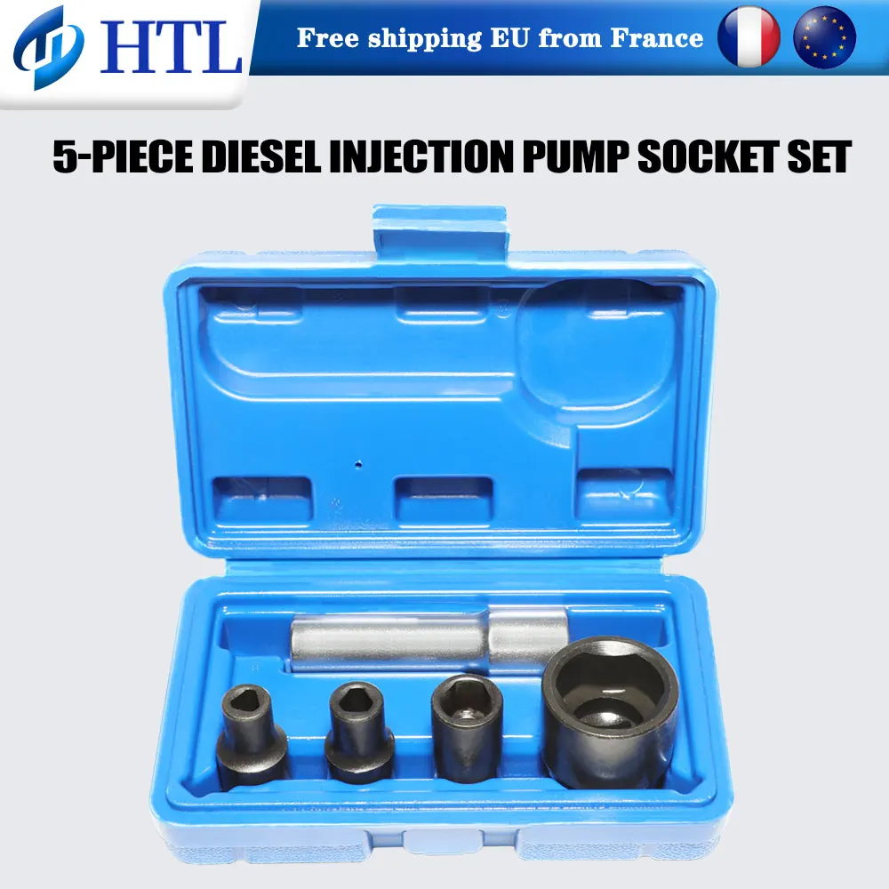 Jeu de 5 douilles triangulaires pour pompe d'injection Bosch, adapté VW AUDI SKODA SEAT moteurs TDI diesel outil de réparation
