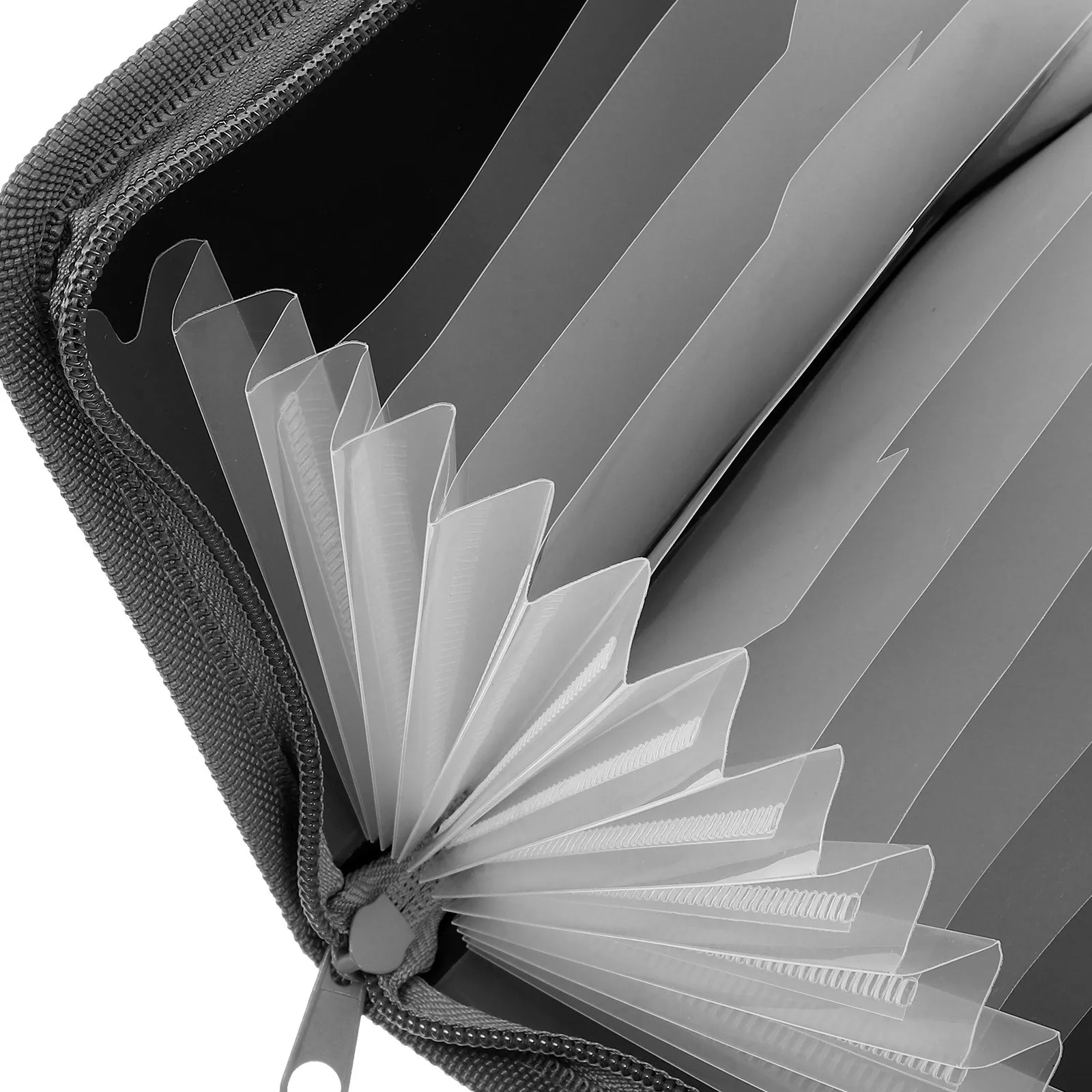 Мини-органайзер для файлов-аккордеона на молнии, портативная расширяющаяся папка для документов, органайзер для путешествий, держатель для деловых квитанций