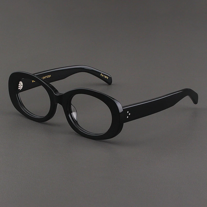 

Luxury brand Acetate Oval frame men optical glasses MOS Reading glasses Women personalized high quality glasses can be carved