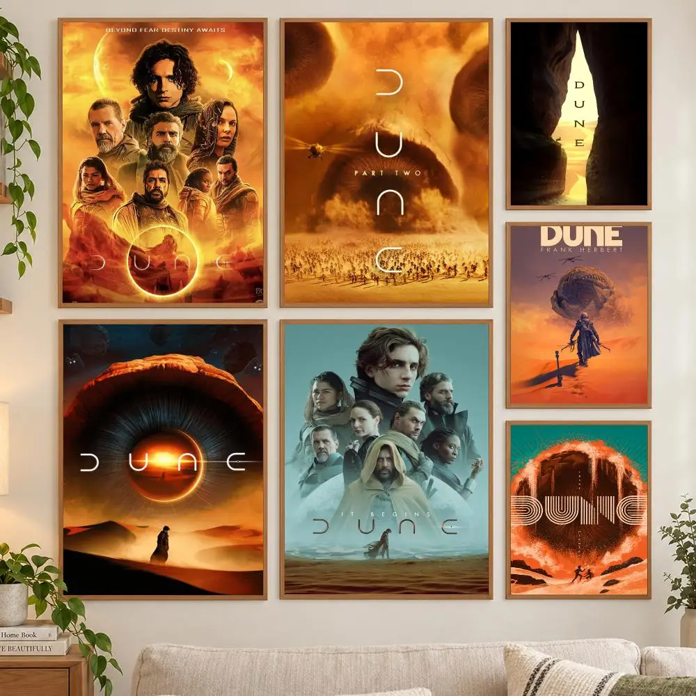 Dune Classic Movie Poster HD art sticky wall waterproof home living room bedroom bar aesthetic decoration
