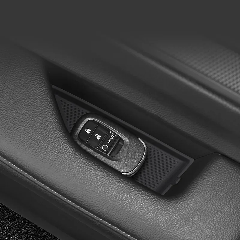 Almohadilla de silicona para reposabrazos interior de puerta de coche, pegatina protectora para Honda CRV CR-V 6th 2023 2024