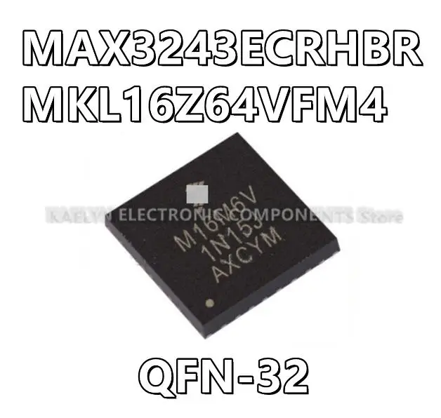 2-10Pcs/lot MAX3243ECRHBR MAX3243 MP243E MKL16Z64VFM4 M16M6V 3/5 Transceiver Full RS232 ARM Microcontroller 32-Bit 32-QFN