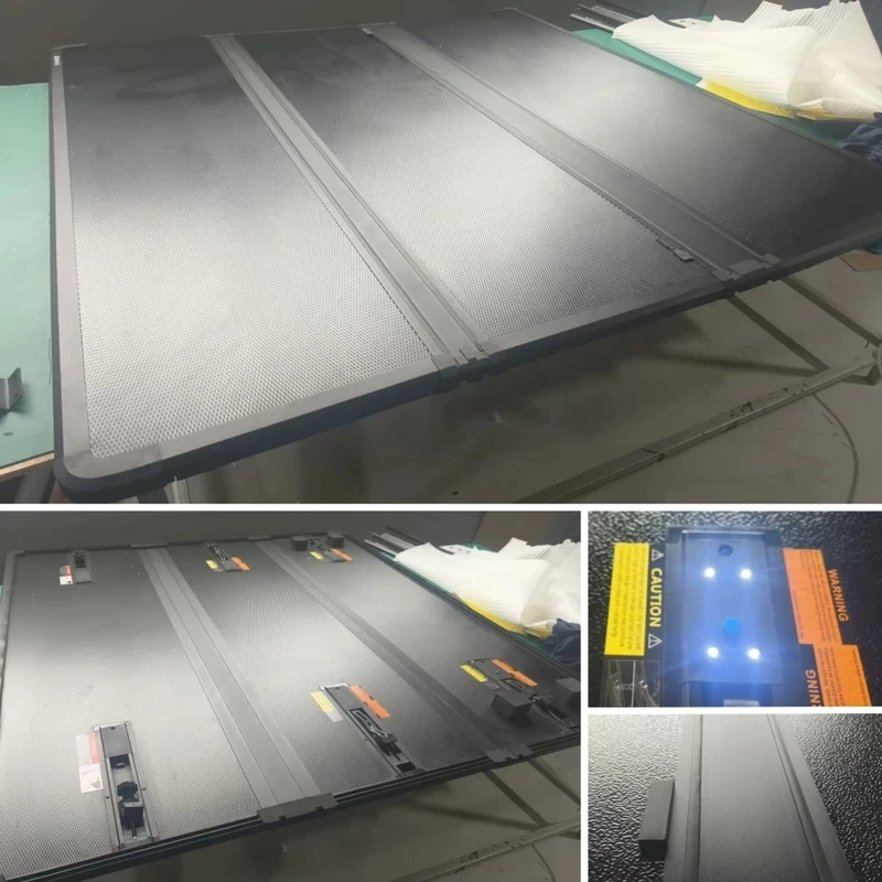 High Quality Waterproof Hard Tri Fold Tonneau Cover Pickup Truck Bed Box Lid
