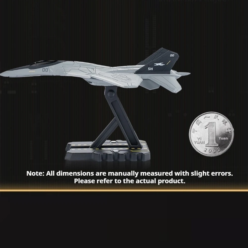 Scale 1:200 TunShan Heavy Carrier-Based Aircraft Models Toy Movable Parts Simulation Airshow Models for Children's Toys