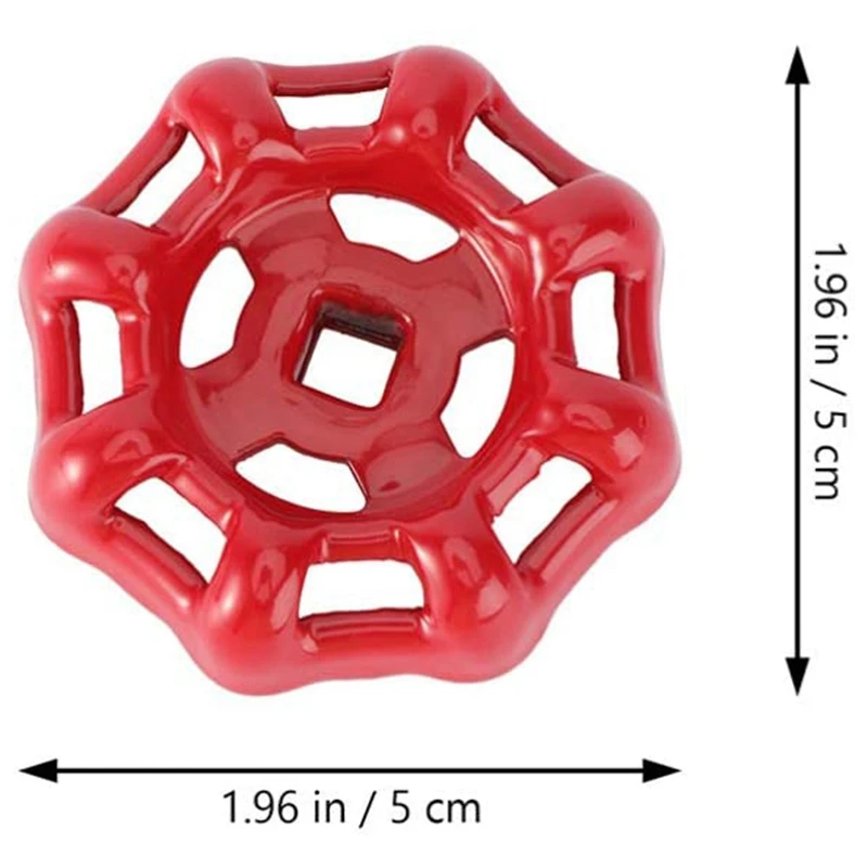 50X Replacement Gate Valve Handwheel Broach In External Metal Faucet Pipe Water Faucet Handle