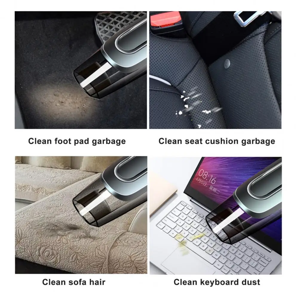 Car Cleaner High Performance Vacuum Cleaner High-performance Cordless Vacuum Cleaner for Home Car Powerful Portable for Dry