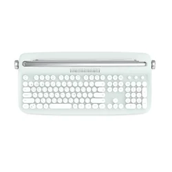 Bluetooth Wireless Keyboard Office Typewriter Mechanical Feel Tablet Universal Fashion Retro Round Keycap Notebook Keyboard