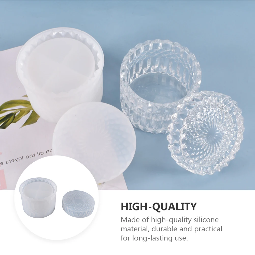 

High Quality Silicone Diy Resin Mould Epoxy Storage Box Mold Jewelry Case Making Kit Flexible Transparent Craft Casting Tool For