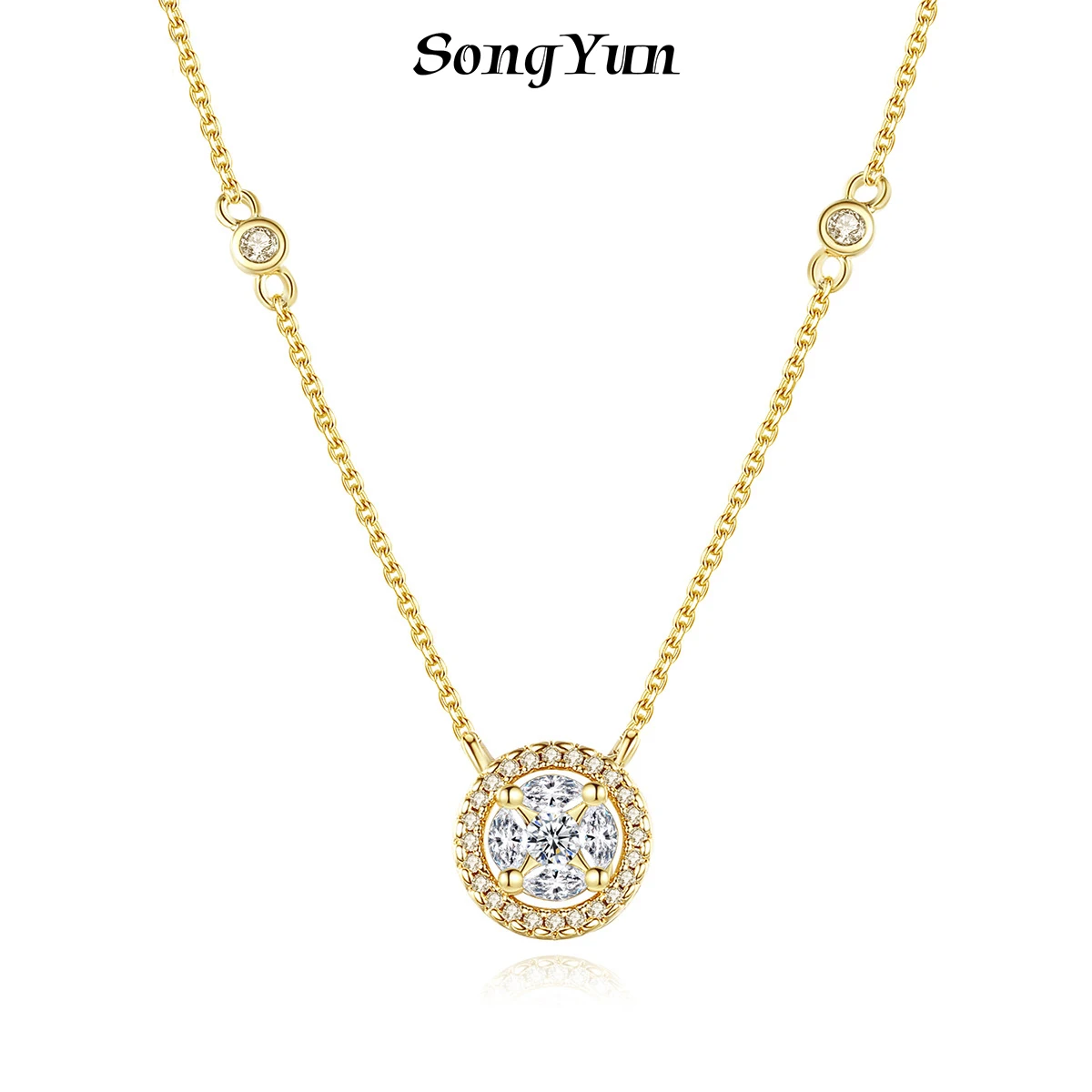 

SongYun Jewelry MHT Quality Brass Necklace Choker Chain CZ 7A Zircon Minimalist Style Girlfriend Gift Women Necklaces Jewelry