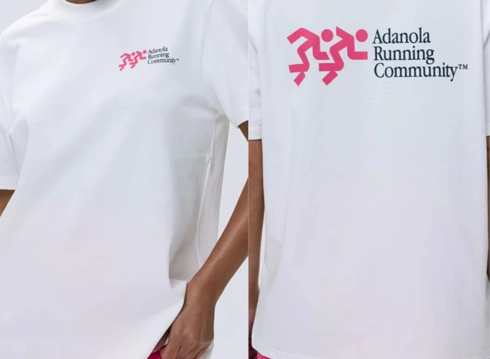 

25 Sportswear cotton comfort top oversized short-sleeved men's and women's T-shirt Adanola brand letter T-shirts summer clothing