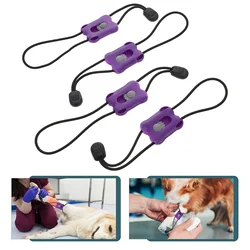 Medical Hemodialysis Tourniquet Emergency Trauma Bandage for Pet Wounds 4pcs Purple+Black Hemostatic Control Tourniquets