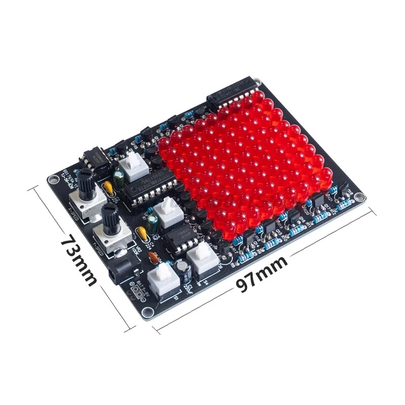 9x9 matriz de pontos 81 leds perseguindo projeto de solda prática diversão kit diy kits de solda eletrônica DC5-9V led rastreamento luz jogo kit