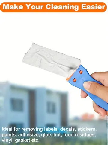 1Set Car Sticker Remover Multipurpose Plastic Small Paint Automotive Film Applying Tool Household Glass Cleaning Scraper