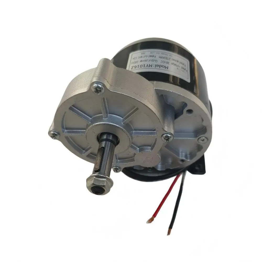 Electric Vehicle Motor DC36V 250W Brushed Motor 10A 2750RPM DC Motor 40mm Long Axis Brushed Gear DC Motor