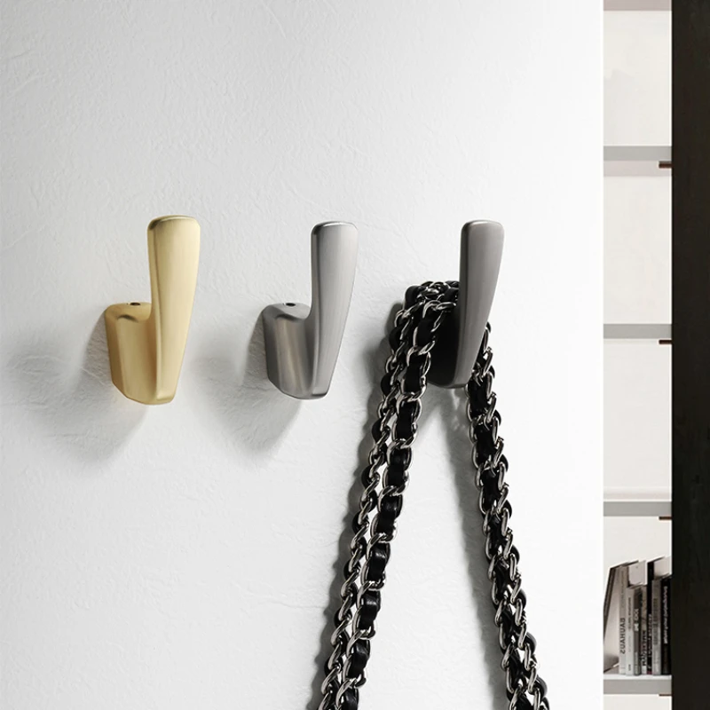 Coat hook zinc alloy into the door shoe cabinet clothes hook wardrobe behind the wall wall coat hook into the house