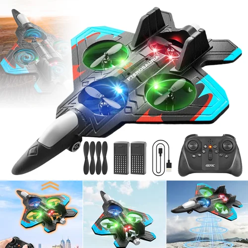 Stunt-Ferngesteuertes Flugzeug 3,7V 500mAh Schwebeflugzeug Tragbares RC-Flugspielzeug für Outdoor-Unterhaltung