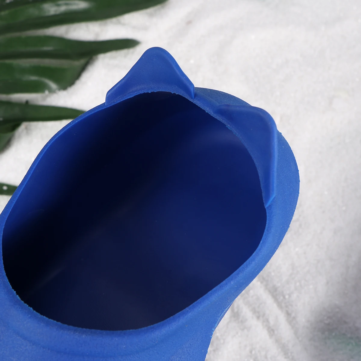 

1Pair Snorkeling Flippers Hydromechanical Design Size Xs 31-33 Blue Durable Tpr Diving Fins Fast Kick Swimming