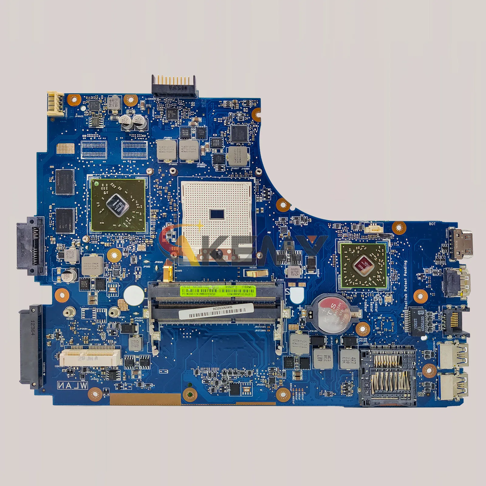 Материнская плата для ноутбука K55DR для ASUS K55DR K55DE K55D A55D, материнская плата для ноутбука Цей товар в наличии, 100% тестирование, ОК, быстрая доставка