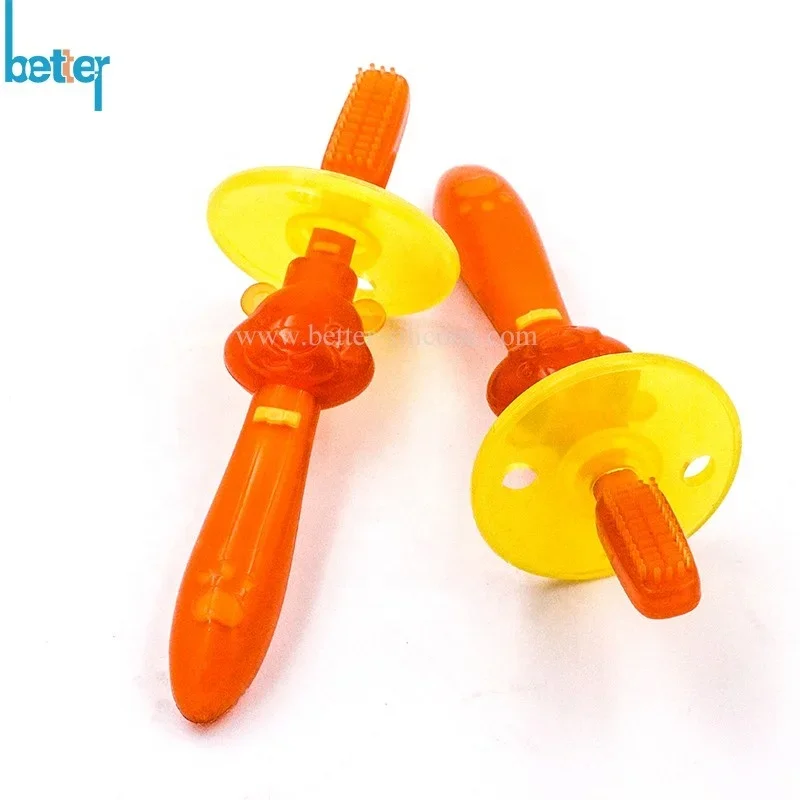 Massaggiagengive per spazzolino da denti per bambini in Silicone con setole in Silicone per bambini neonati