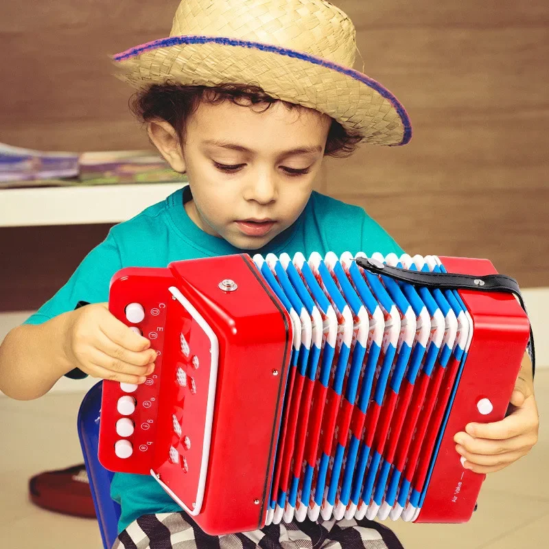 Small accordion for children, educational instrument