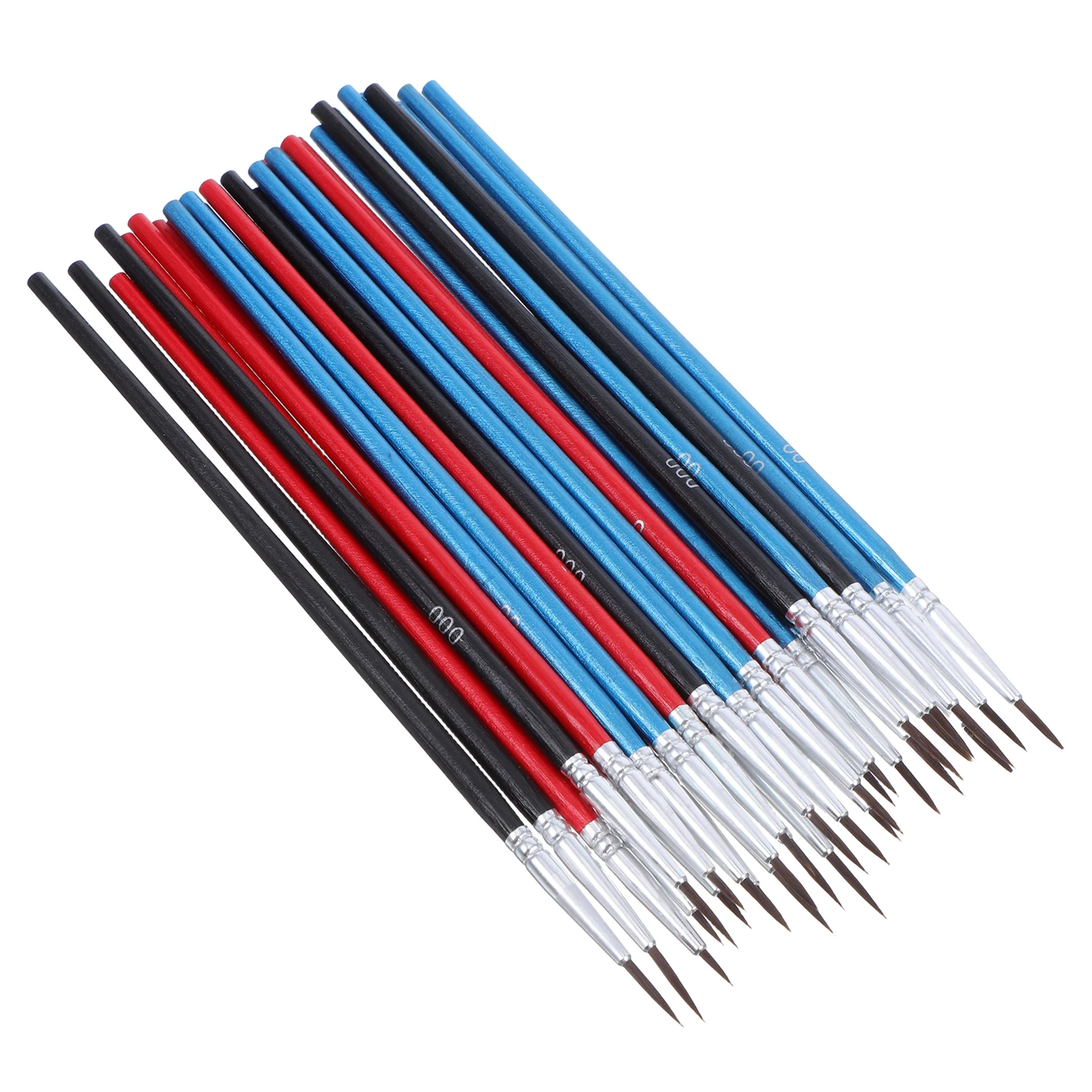 

30pcs Paint Brush Set Fine Liner Brushes for Watercolor Craft Details Portable Artist Supplies Nylon Bristles