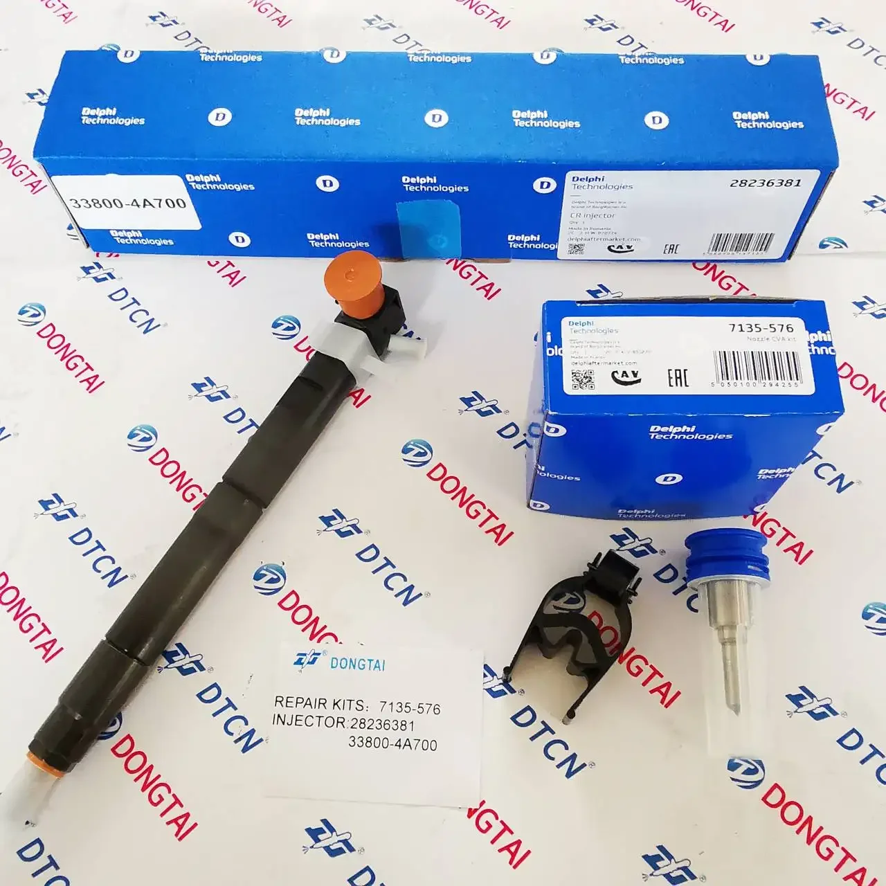 Inyector Common Rail Delph1 33800-4A700 28236381   Para el gran Starex iLOAD