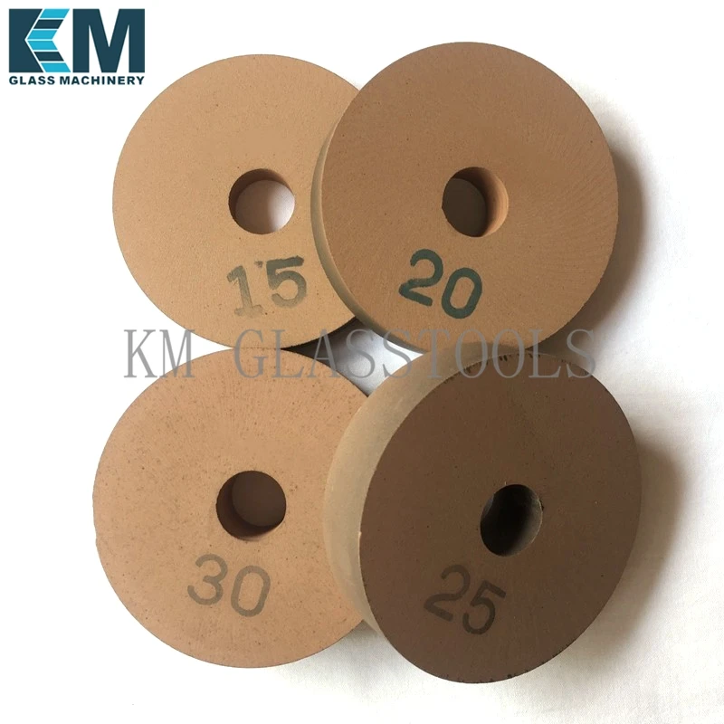 Free Shipping! BD 100x22(hole)-15/20/25/30(Height)mm Polishing wheels For glass final polishing wheel,shape edging machine