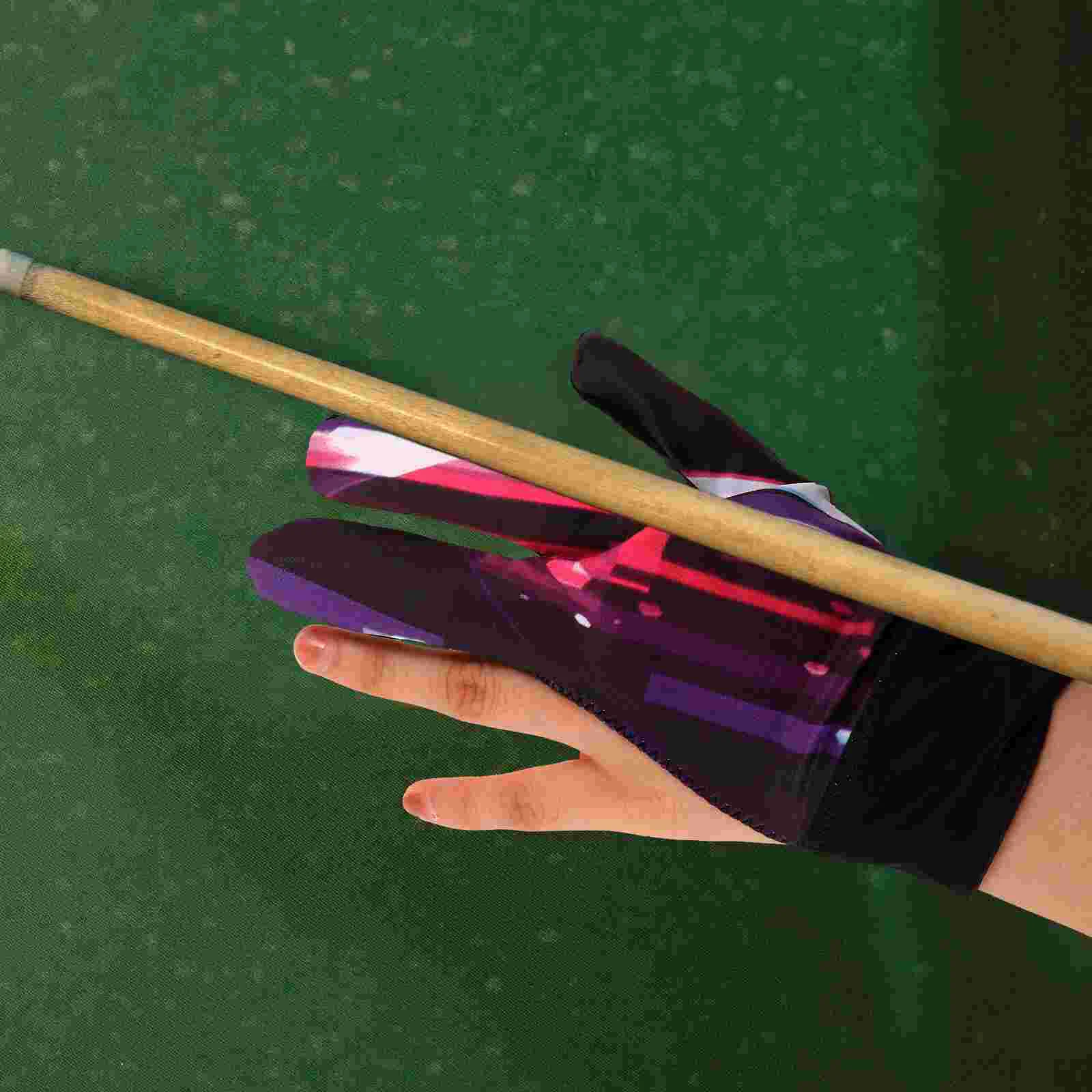 Snooker cue luva esportiva conveniente luva de bilhar luva de sinuca jogo de mesa fornecimento luva de piscina luvas de bilhar