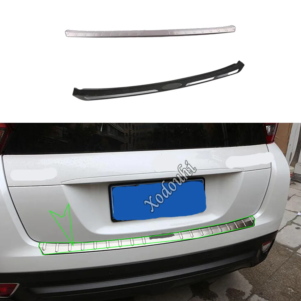 

Car External Rear Bumper Trim For Mitsubishi Eclipse Cross 2017 2018 2019 2020 2021 Cover Stainless Steel Plate Trunk Pedal