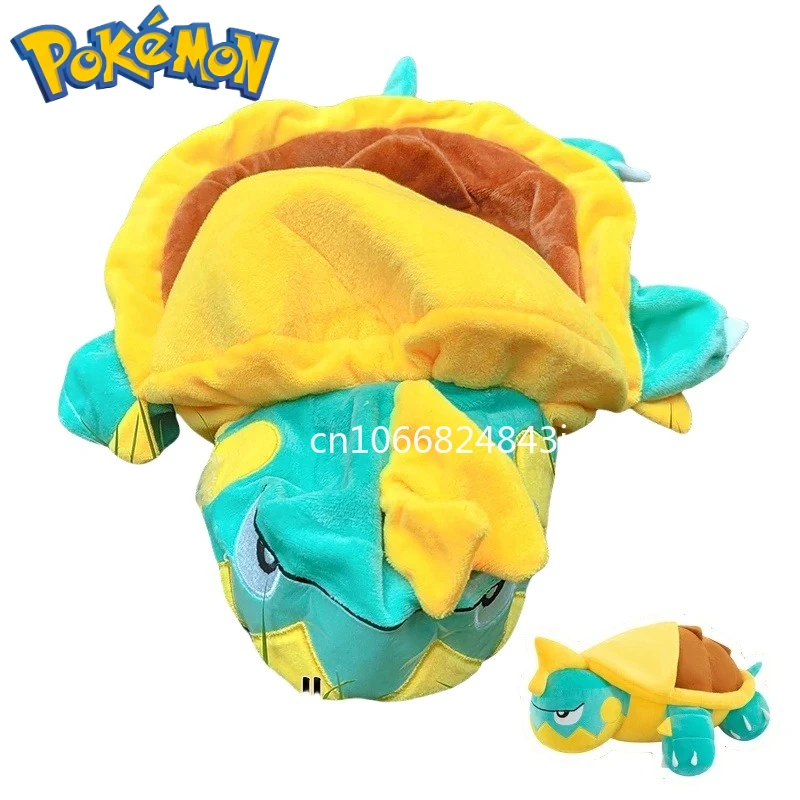 

35-70CM Big Size Pokemon Drednaw Plush Leather Case Cartoon Anime Plushie Kawaii Not Stuffed Semi-finished Plushie Ornament Gift